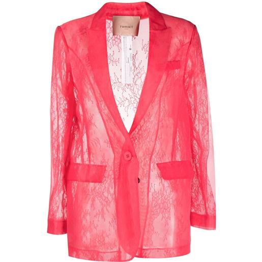 TWINSET blazer azalea monopetto - rosa