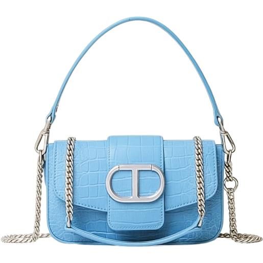 TWINSET borsa a tracolla 'amie' piccola a stampa cocco