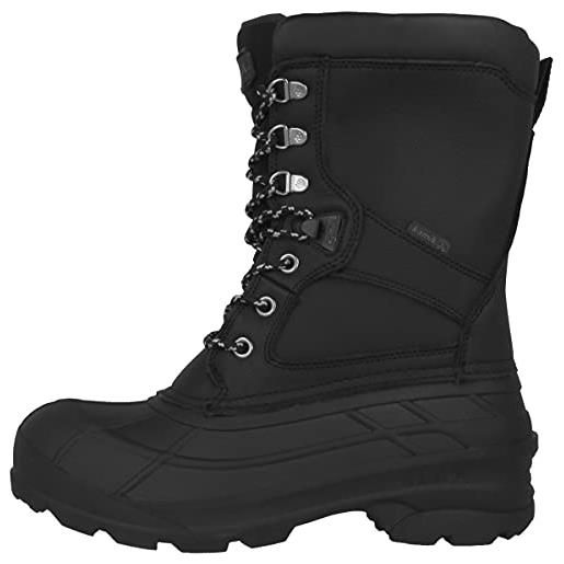 Kamik nationpro, stivali da neve uomo, (black-noir), 43 eu