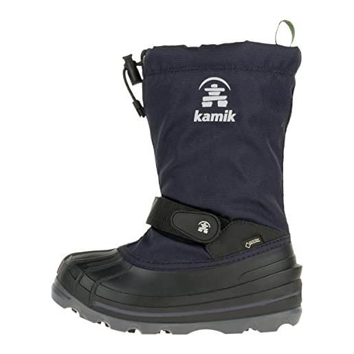 Kamik waterbug8g - stivali da neve unisex bambini, (navy-marine nvy), 37 eu