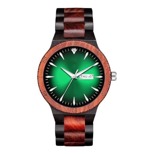 Orologio da polso da uomo in legno fatto a mano
