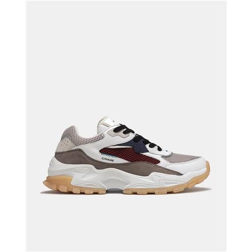 CRIME LONDON sprint runner grey-bordeaux