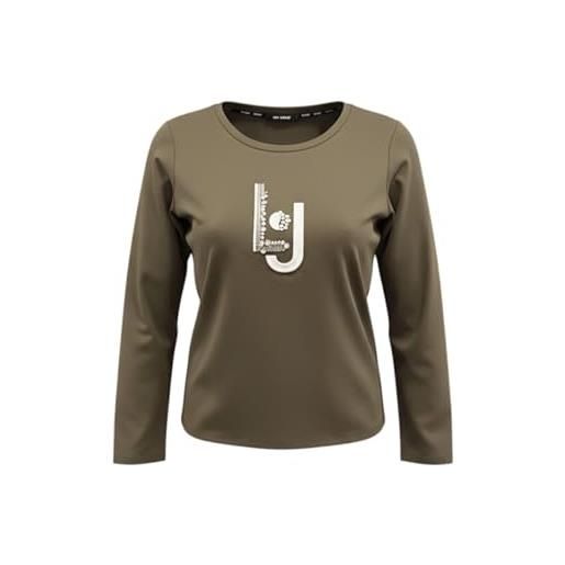 Liu Jo t-shirt manica lunga tf4206js088 verde scuro verde