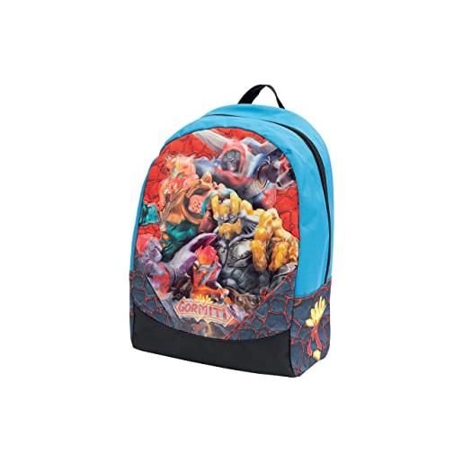 Giochi Preziosi gormiti 2022 zainetto, con gli eroi preferiti nel tempo libero, nel gioco, versatile e pratico da portare sempre con te, gr953000, Giochi Preziosi, multicolore, taglia unica