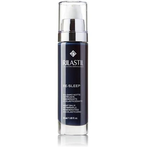 Rilastil re-sleep balsamo notte viso antirughe elasticizzante 50 ml