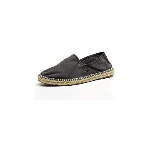 Natural World eco - 325e men's espadrilles - organic cotton - 100% eco. Friendly - black color