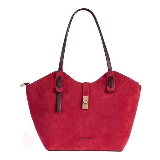 Borsa In Pelle Scamosciata - Borsa In Pelle Morbida - Borsa In Pelle Morbida - Borsa A Tracolla - Borsa A Mano In Pelle - DeLuna - Borsa Grande In Pelle Scamosciata