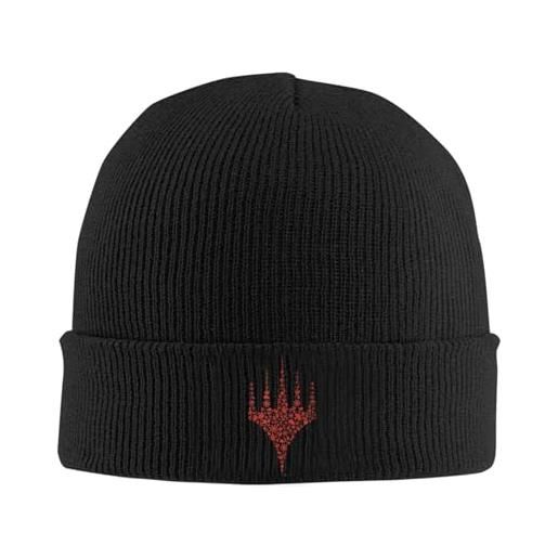 UKHQFED cappello lavorato a maglia con disegno stampato giochi di magia raccolta mtg lotti beanie autunno inverno cappelli caldo unisex colore caps per s regalo personalizzato