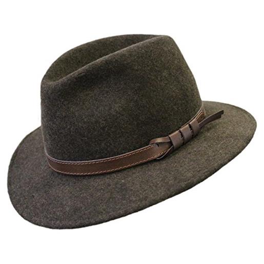 Faustmann - cappello fedora - uomo marrone 57