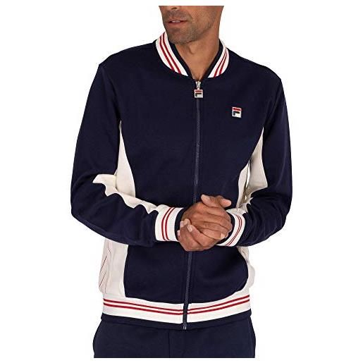Fila uomo giacca da ginnastica settanta, blu, s