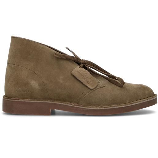 CLARKS EVO desert boot evo polacco uomo oliva in suede