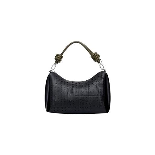 Desigual bag_bloomer mayari, 2000 negro, u, accessori borsa a mano pu donna, nero, one size