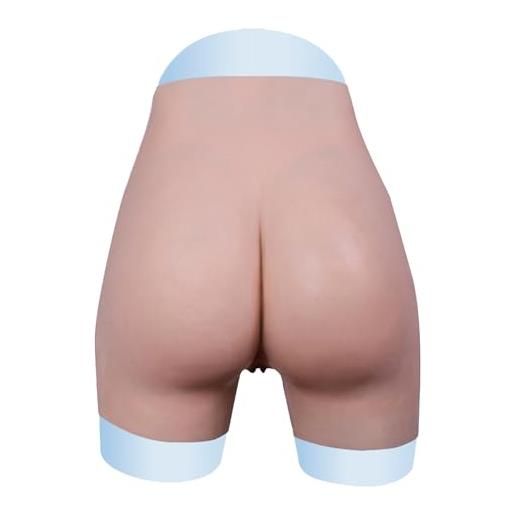 LCUPPON silicone knicker crossdresser intimo modellante 100% silicone shapewear senza cuciture (it, testo, l, regular, regular, marrone)