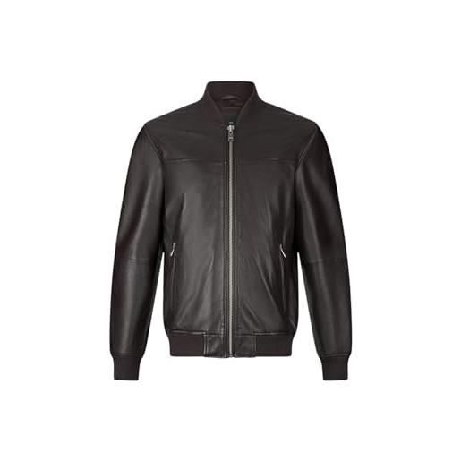 Liu Jo uomo giacca bomber qxx058p0407 pelle marrone scuro l