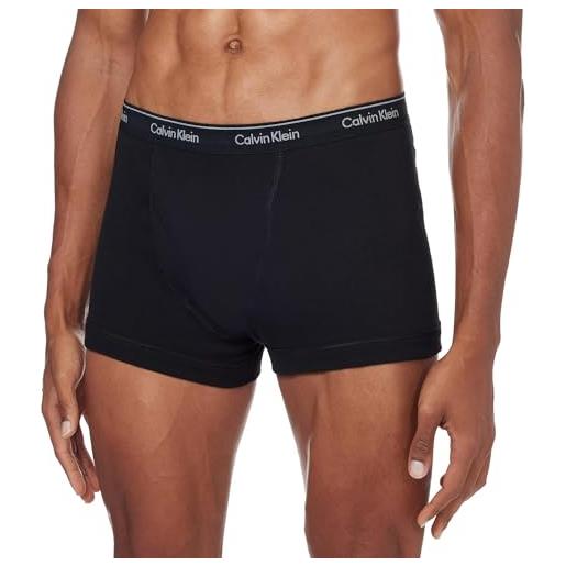 Calvin Klein uomo trunk 3pk, black/black/black, xl