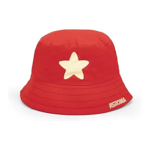 AS Roma cappello pescatore con stella stampata, 6-9 mesi