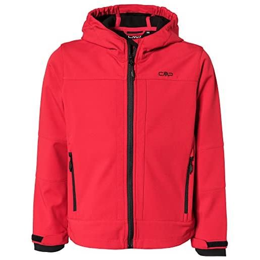 CMP giacca kid g con cappuccio fisso unisex - bambini e ragazzi, gloss-fuxia, 92