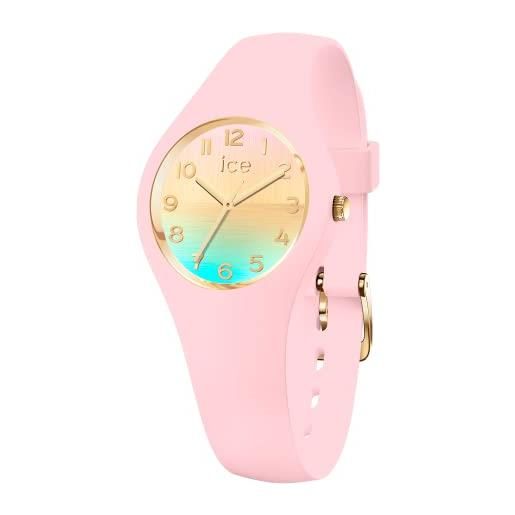Ice-watch - ice horizon pink girly - orologio rosa da bambina con cinturino in silicone - 021432 (extra small)