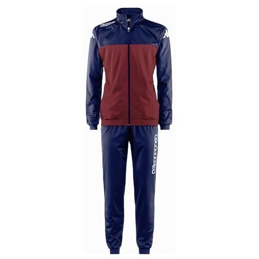 Kappa alfon tuta da ginnastica, granata rosso/blu marino, large bambina