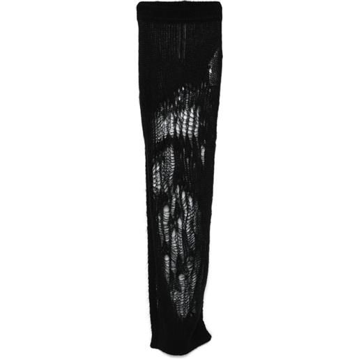 Rick Owens gonna lunga spider ziggy - nero