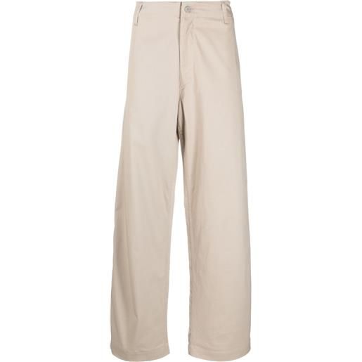 Emporio Armani chino asv in gabardine - toni neutri