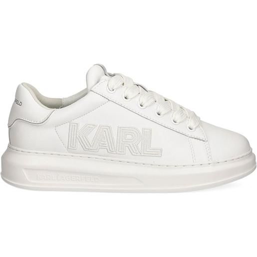 Karl Lagerfeld sneakers kapri in pelle - bianco