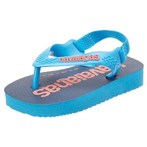 Havaianas baby logomania turquoise - infradito, turquoise, 