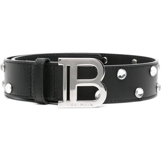 Balmain Kids cintura con decorazione b - nero