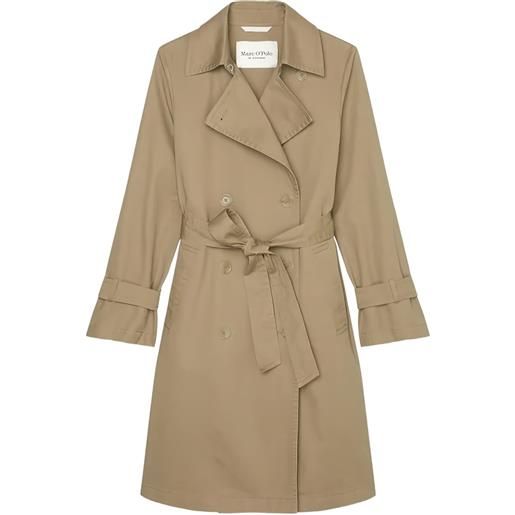 Marc O'Polo trench doppiopetto con cintura - marrone