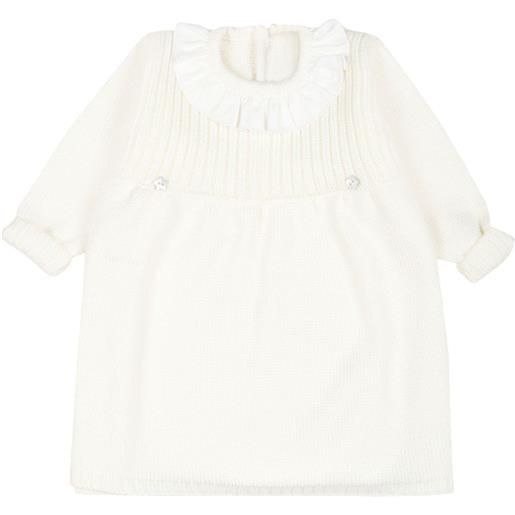 Little Bear abito in lana - bianco