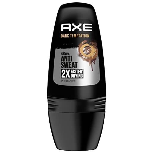 Axe deodorante roll-on da uomo dark temptation dry, confezione da 6 (6 x 50 ml)