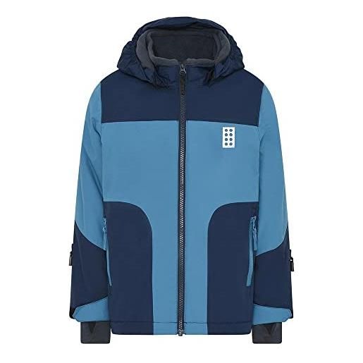 LEGO wear jungen winterjacke skijacke 12.000 wassersäule atmungsaktiv lwjested 710 giacca impermeabile, 523, 80 unisex-adulto