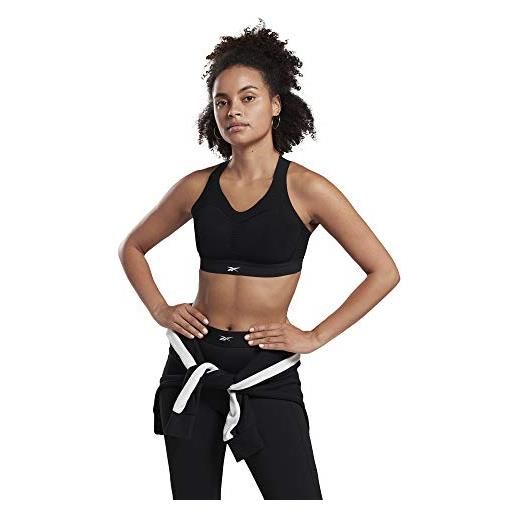Reebok puremove bra, reggiseno sportivo donna, nero, xs