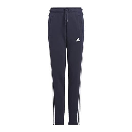 adidas bambina essentials 3-stripes pants, legend ink/white, 11-12 years