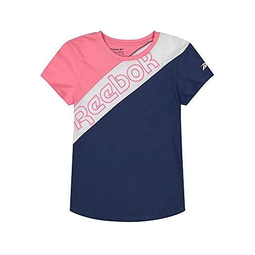 Reebok maglietta big diagonal maglietta da bambina