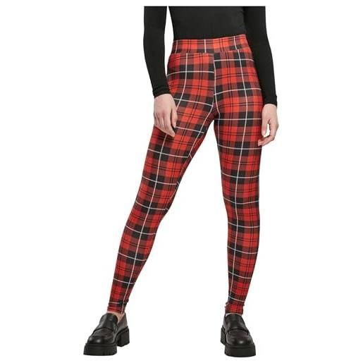 Urban Classics tb4771-ladies soft aop leggings, pantaloni donna, blacksoftflower, l