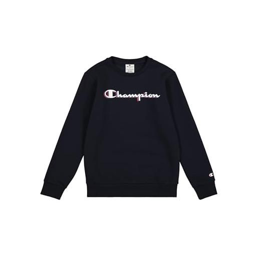 Champion legacy boy - big logo sweatshirt, maglia di tuta bambino, blue (bs501), 
