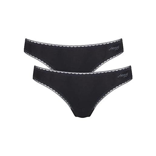 Sloggi donna go brazil c2p, nero, xs