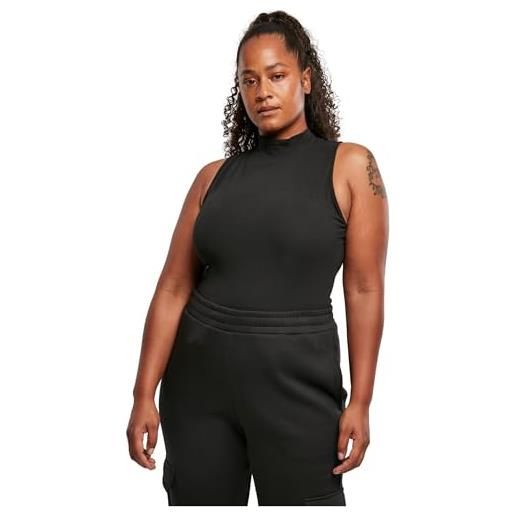Urban classics body donna a lupetto con collo alto e maniche lunghe, dolcevita smanicato in jersey elasticizzato, anche taglie extra-large xs - 5xl