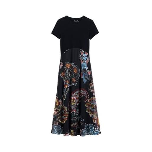 Desigual vest_paisley mesh_lacroi, 2000 black, xl