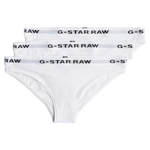 G-STAR donna brief 3 pack, bianco (white/white/white d23775-d516-6008), xxl