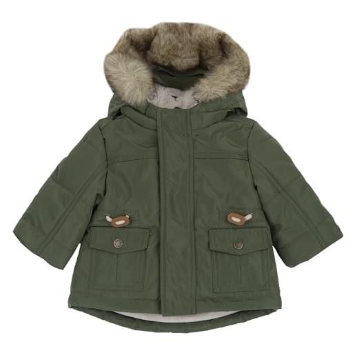 Chicco, giubbotto neonato con cappuccio e pratica chiusura a zip, lavabile in lavatrice, abbigliamento bambino 0-24 mesi, designed in italy