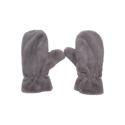 Urban Classics teddy mitten guanti per occasioni speciali, heathergrey, s/m unisex-adulto