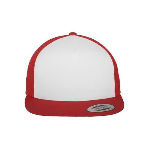 Flexfit erwachsene mütze classic trucker, red/wht/red, one size