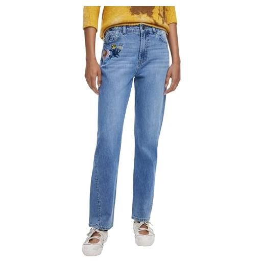 Desigual jeans denim donna azzurro