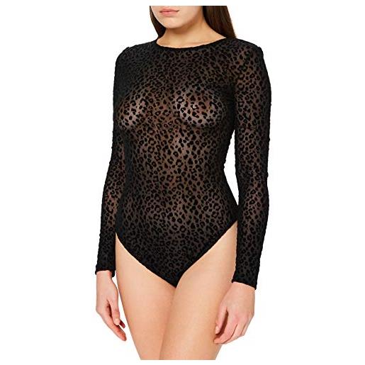 Urban Classics body da donna in pizzo base layer, nero, s
