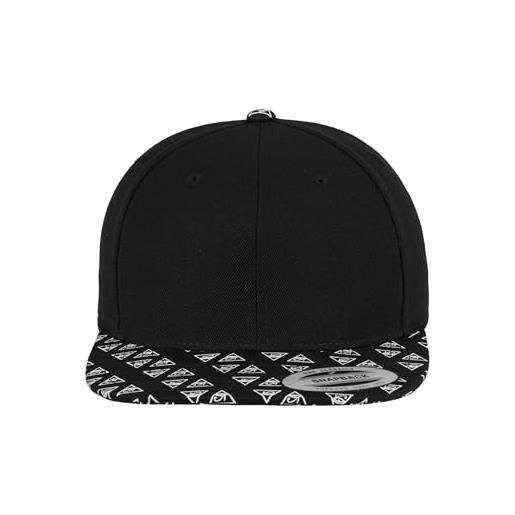 Flexfit horus eye snapback kappe, blk/wht, one size