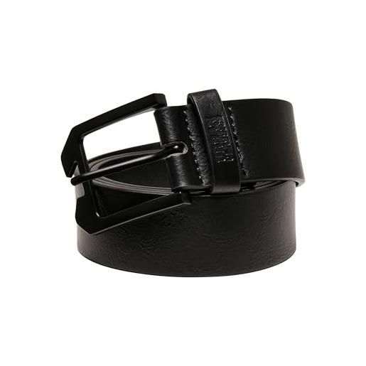 Urban Classics bottle opener belt unisex cintura nero s-m 100% poliuretano