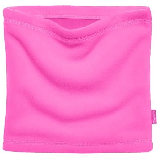 Playshoes sciarpa tubolare in pile, sciarpa invernale unisex - bambini e ragazzi, rosa 0518, taglia unica