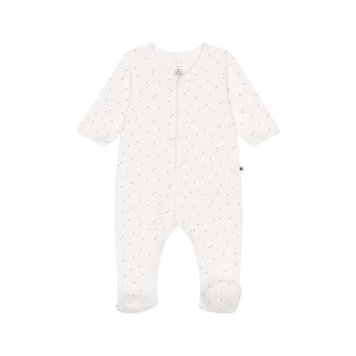 Petit Bateau a0d7t, dormi bene unisex - bimbi 0-24, bianco/grigio, 3 mesi